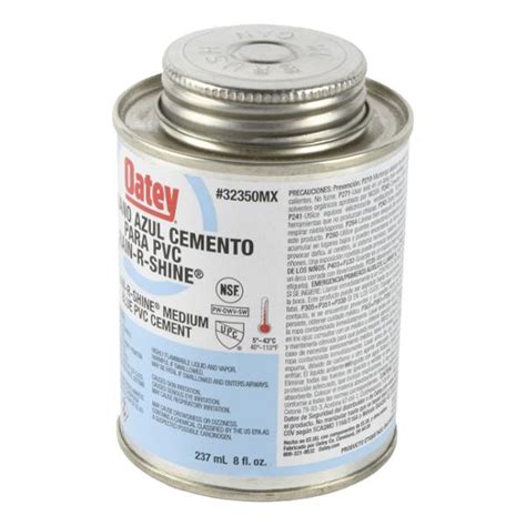 CEMENTO PARA PVC DE 118 ML AZUL OATEY The Home Depot México