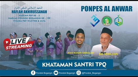 Live Haflah Akhirussanah Malam Puncak Bersama Kh Khaudil Ulum