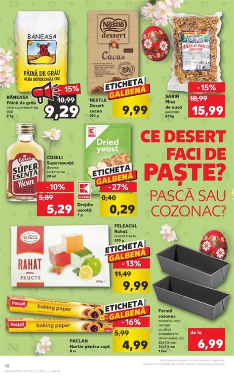 Catalog Kaufland Pasca Sau Cozonac De Paste Aprilie