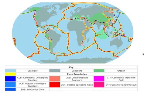 Tectonic Plates Interactive Map Video In 2023 Plate Tectonics Interactive Map Plate Boundaries