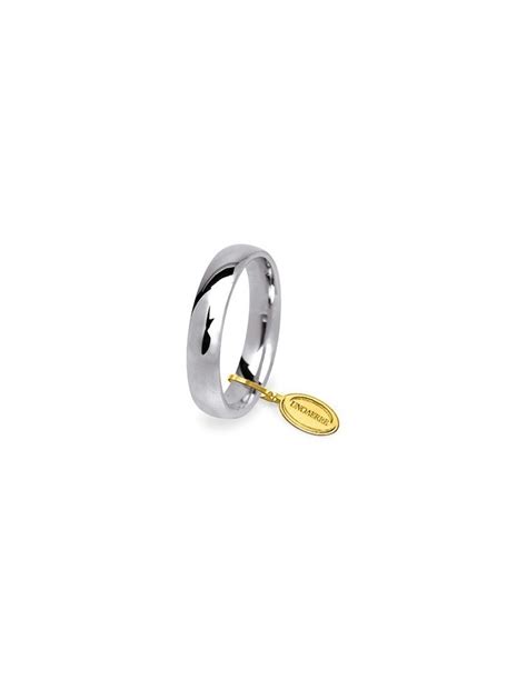 Acquista Fede Unoaerre Fedi Comode Mm In Oro Bianco Con Diamant