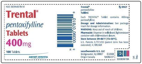 Trental: Package Insert - Drugs.com