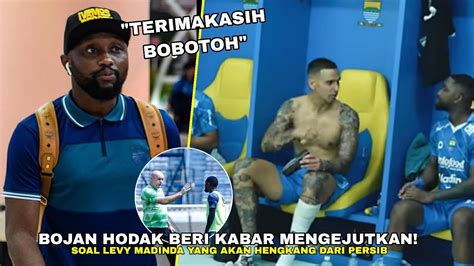 Kabar Mengejutkan Bojan Hodak Tentang Levy Madinda Di Persib Bandung