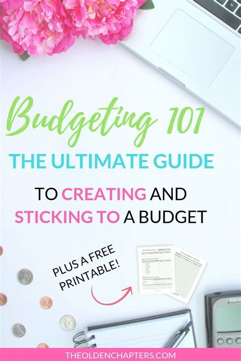 Budgeting 101 How To Create And Stick To A Budget The Olden Chapters