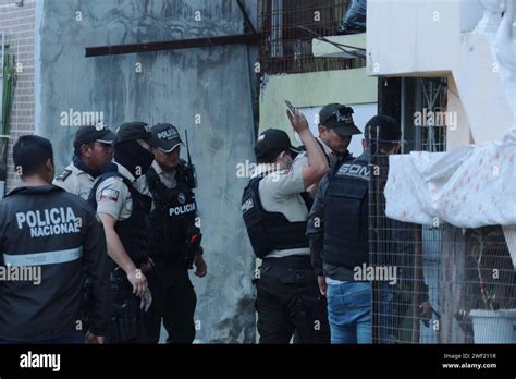 GYE OPERATIVO POLICIA Guayaquil Sabado 27 De Enero Del 2024 Durante Un