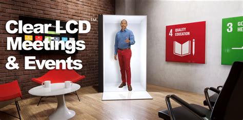 clear lcd dve holographic