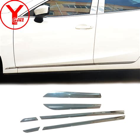 Side Door Trim For Mazda Axela Sport Abs Side Door Molding Body