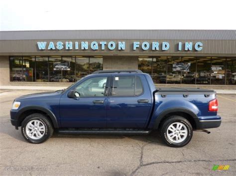 2008 Dark Blue Pearl Metallic Ford Explorer Sport Trac Xlt 4x4 49657192 Photo 2