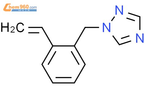 143304 75 0 1 2 ethenylphenyl methyl 1 2 4 triazole化学式结构式分子式mol