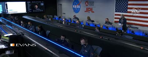 Jpl Successfully Lands Rover On Mars With Evans Control Room