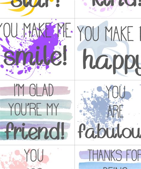 10 Free Printable Compliment Cards Raok Activity For Kids