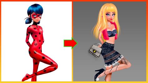 Miraculous Ladybug Transformation In Party Miraculous Cartoon Art