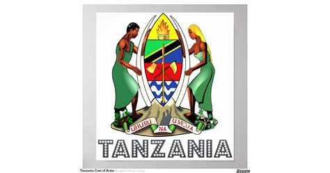 Tanzania Coat of Arms | Zazzle