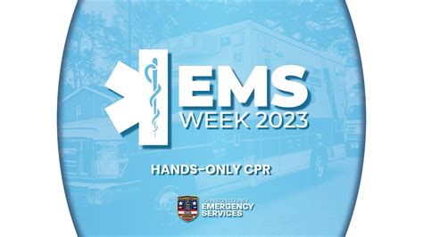 Ems Week 2023 Hands Only Cpr Youtube