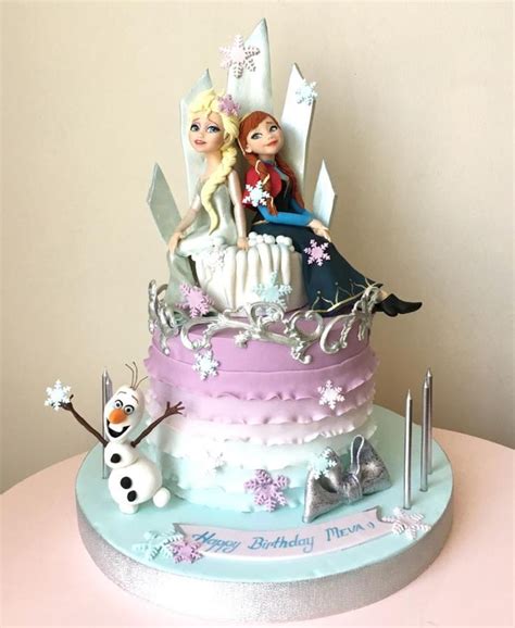 Frozen Elsa Anna Olaf Frozen Birthday Party Cake Frozen Birthday