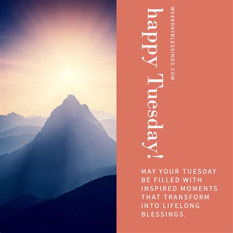 Tuesday Blessings Images 2025 - Weekday Blessings