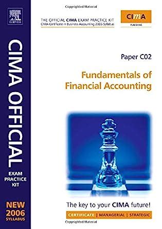 Cima Exam Practice Kit Fundamentals Of Financial Accounting