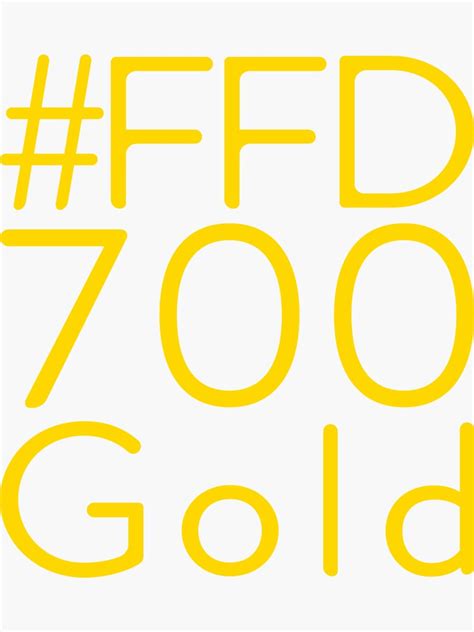 "Copy of # FFD700 RGB gold color" Sticker for Sale by FAB813 | Redbubble