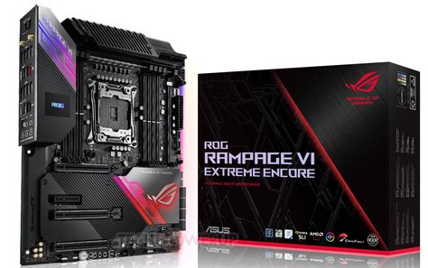 Asus Launches The Rog Rampage Vi Extreme Encore Techpowerup