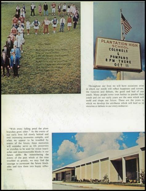 Explore 1969 Plantation High School Yearbook, Plantation FL - Classmates