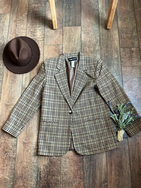 Vintage Tweed Wool Blazer Gem