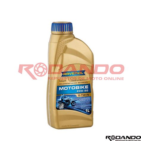 Aceite Sint Tico W Ravenol Motobike V Twin T Lt Rodando