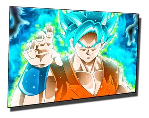 Cuadro Decorativo Goku Super Sayayin Blue Dbs 60 X 90 Cm Meses Sin