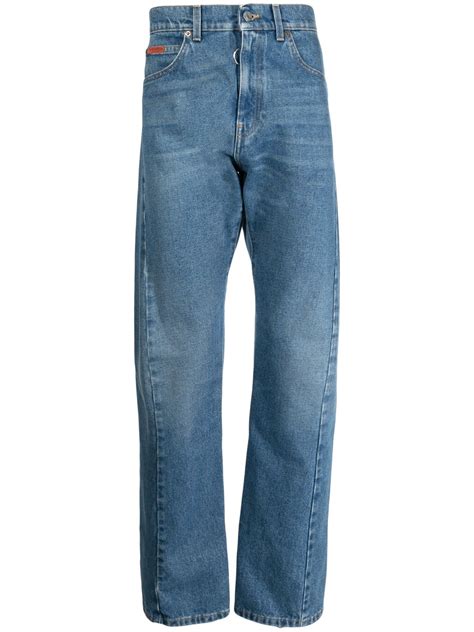 Martine Rose Twisted Seam Straight Leg Jeans Editorialist