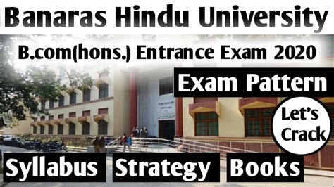 How To Crack Bhu B Hons Entrance Exam Complete Details Youtube