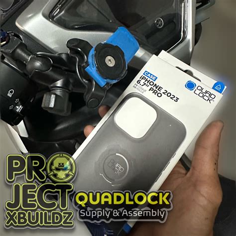 Quadlock With Iphone 15 Pro Max Case Motorcycles Motorcycle