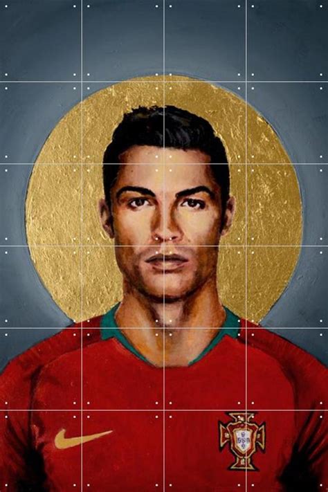 Ixxi Cristiano Ronaldo Wanddecoratie Abstract X Cm Bol