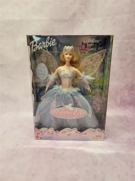 Barbie Swan Lake As Odette Doll Light Up Wings Mattel New In Box