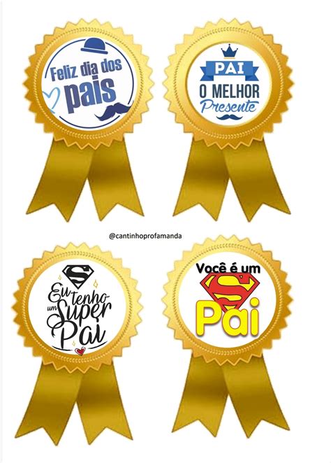 Medalha Dia Dos Pais