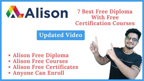 Best Alison Free Diploma With Free Certification Courses Top 7