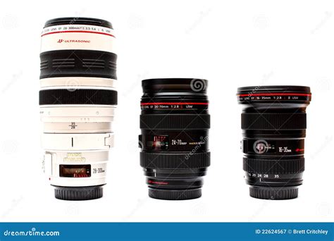 Canon L series lenses editorial photography. Image of range - 22624567