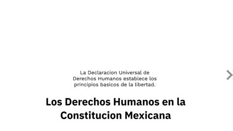 Los Derechos Humanos En La Constituci U00f3n Mexicana By Cruz Archila