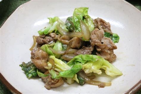 レシピ 豚肉とキャベツのオイスターソース炒め 幸せは食卓から 心を込めてお料理