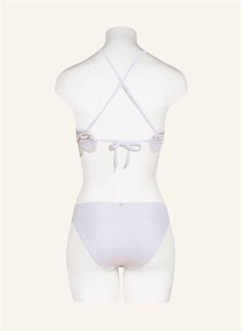 Pilyq Bralette Bikini Top Waterlily In Weiss