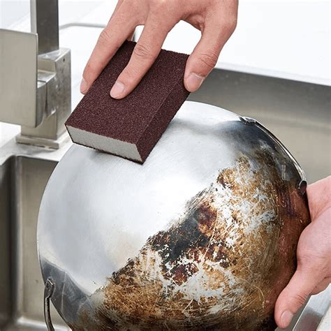 Nano Carborundum Sponge Effortless Rust Removal Inspire Uplift