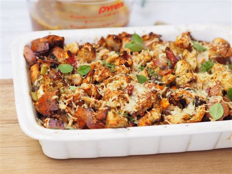 Bacon And Onion Tray Bake Stuffing This Is Cooking For Busy Mumsthis