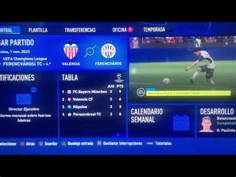 Fifa No Permite Jugar Los Juegos De Champions League En Modo Carrera