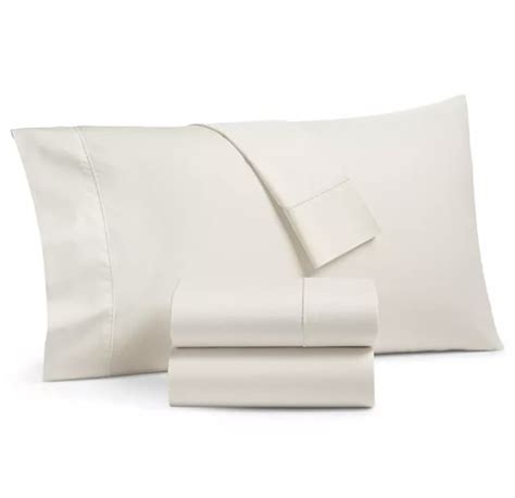 Macys Martha Stewart Collection Solid Egyptian Cotton Percale Sheet