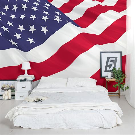 Removable American Flag Wall Mural Decal | Wallums