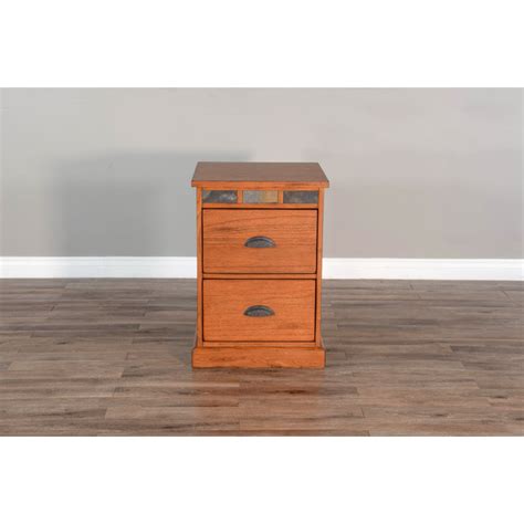 Sunny Designs Sedona 21 Wide 2 Drawer Solid Wood File Cabinet Wayfair