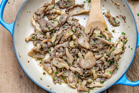 Sautéed Oyster Mushrooms Recipe Vegan Paleo Blondelish