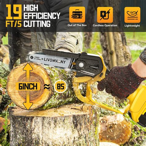 Snapklik Cordless Mini Chainsaw For Dewalt 20V Battery Small