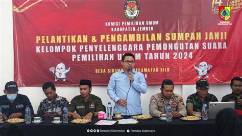 Kpps Di Desa Sidomulyo Resmi Dilantik Mas Kades Lakukan Tugasnya