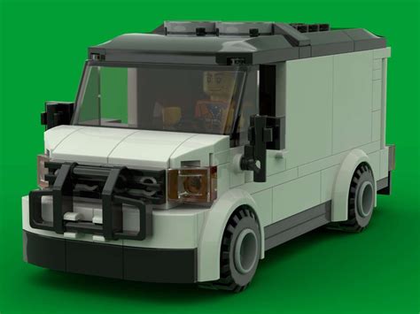 Lego Moc Cargo Van By Snorri666 Rebrickable Build With Lego