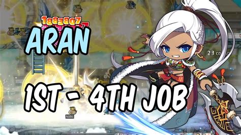 Maplestorys Aran 1st 4th Job The Original Combo Class Youtube