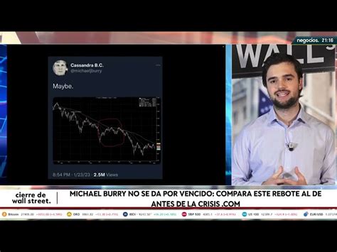 Michael Burry No Se Da Por Vencido Compara Este Rebote Al De La Crisis